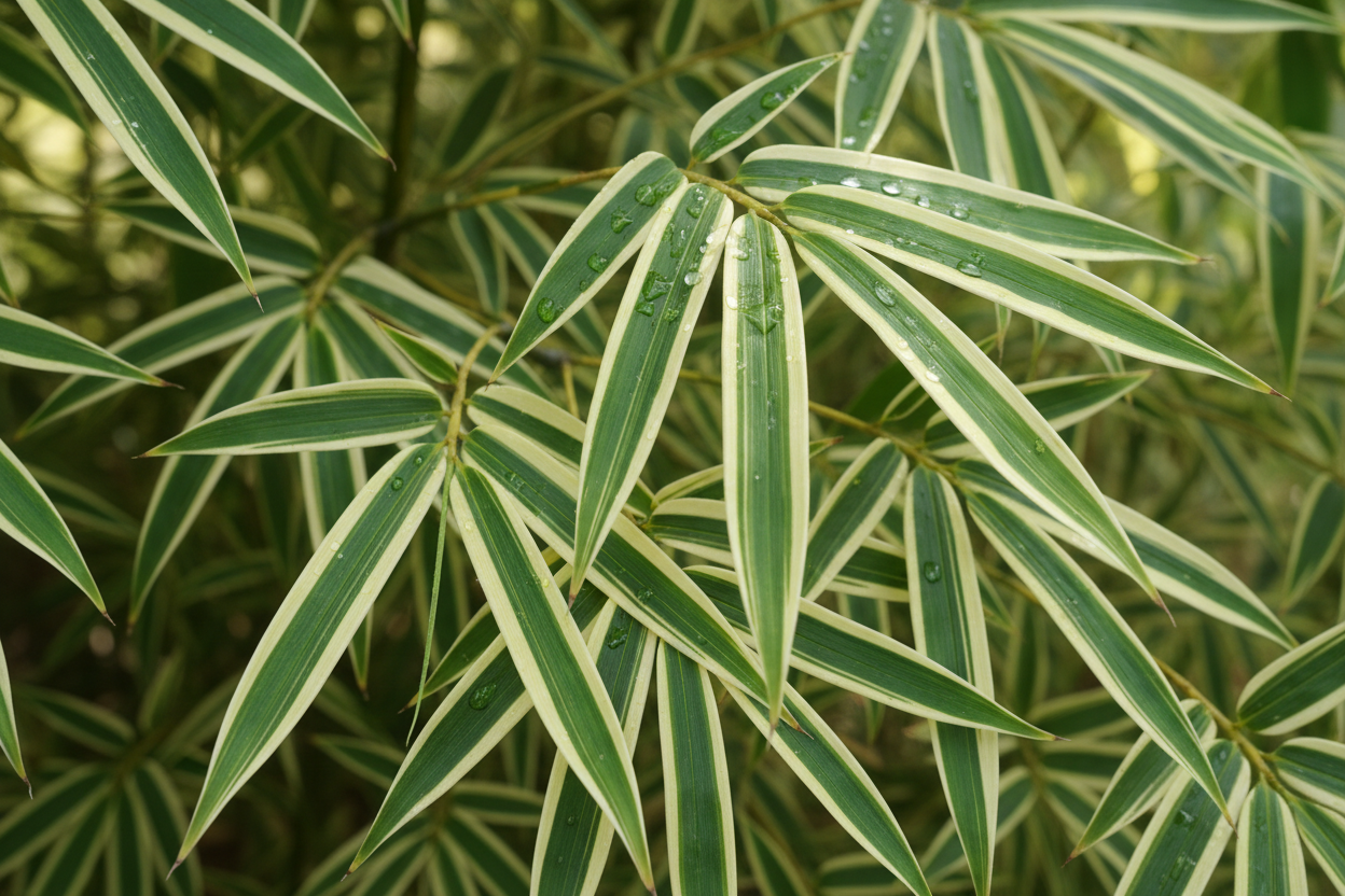 Bambù nano variegato: Auricomus vs Tsudoi vs Pleioblastus – colore, crescita e facilità a confronto