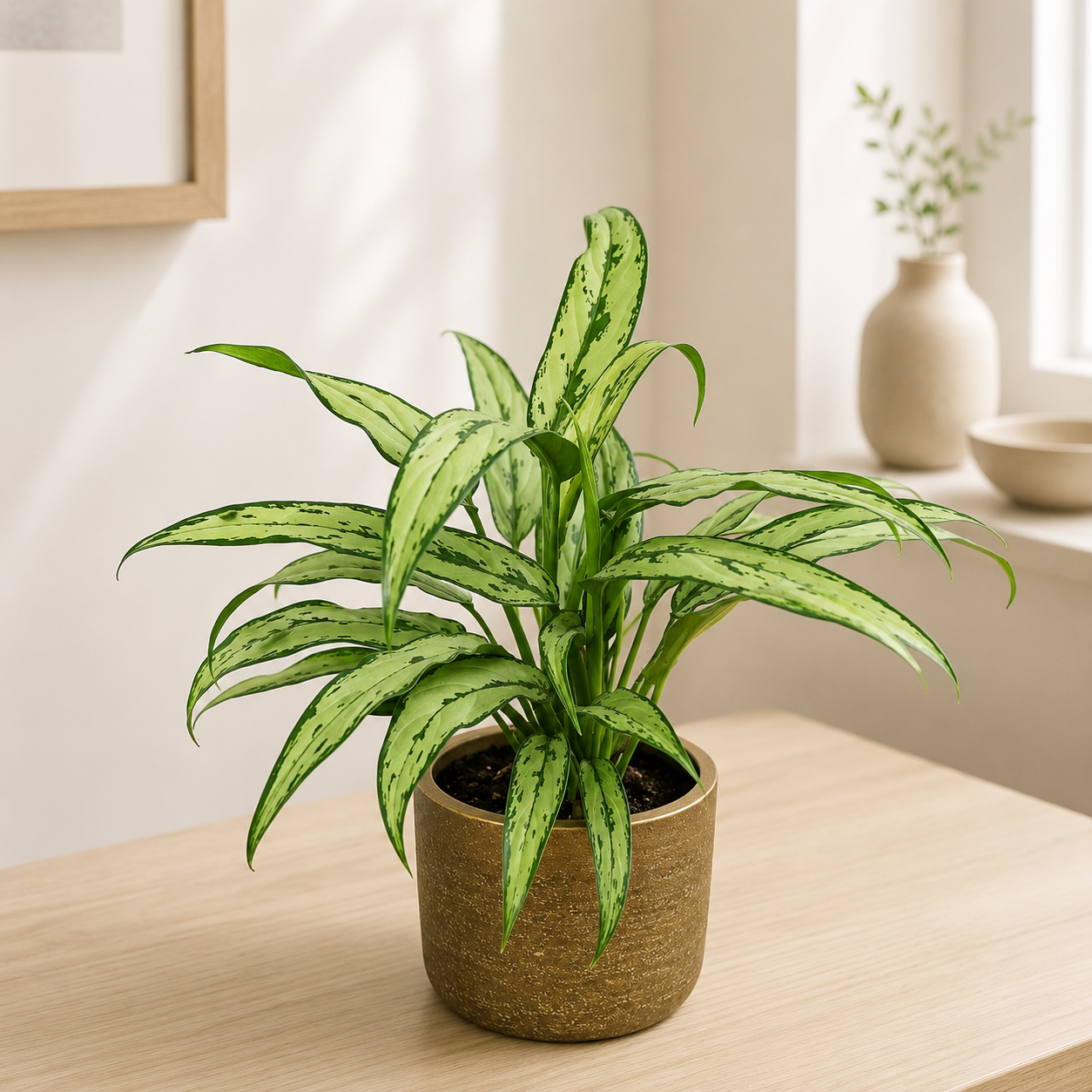 Aglaonema Cutlass in ambiente moderno