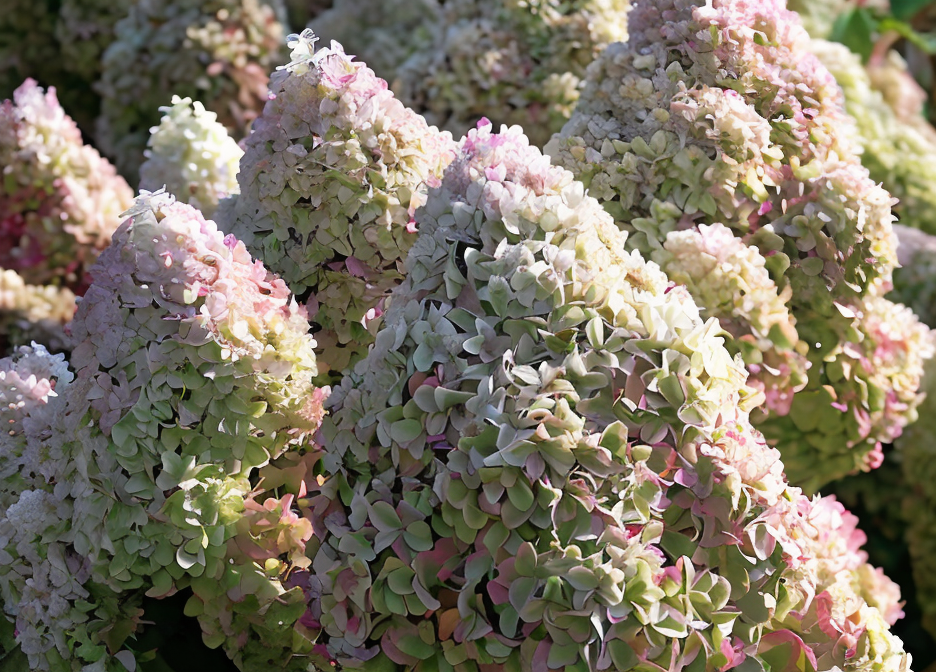 Ortensia - Hydrangea Paniculata 'Diamantino' dettaglio dei fiori