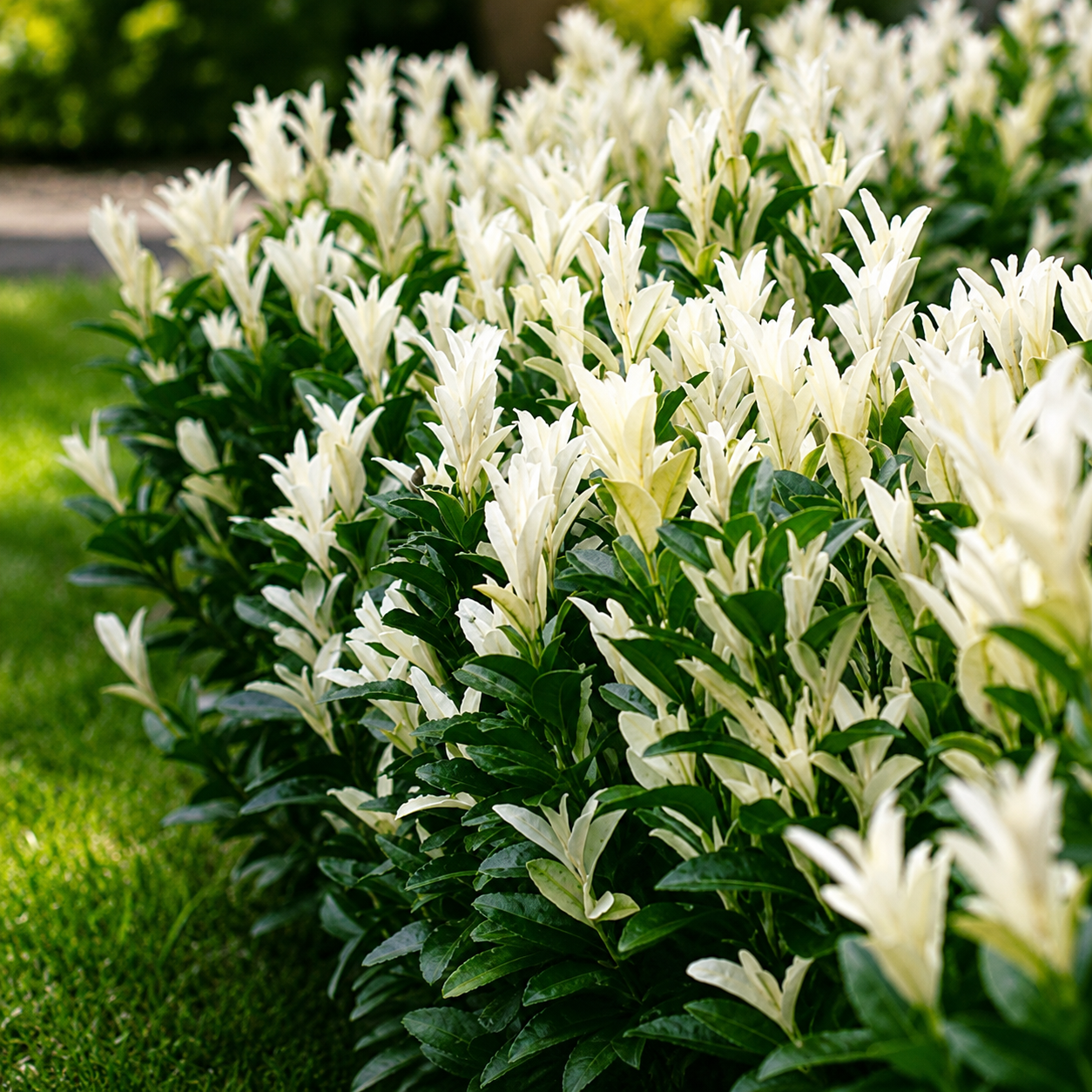 Cespuglio compatto di Euonymus Himalaya