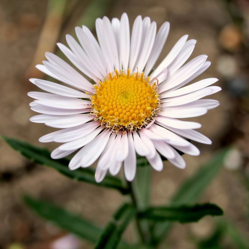 Aster ageratoides 'Asran' in piena fioritura autunnale per design giardino