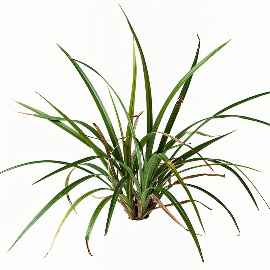 Carex divulsa in un giardino mediterraneo, con fogliame verde brillante