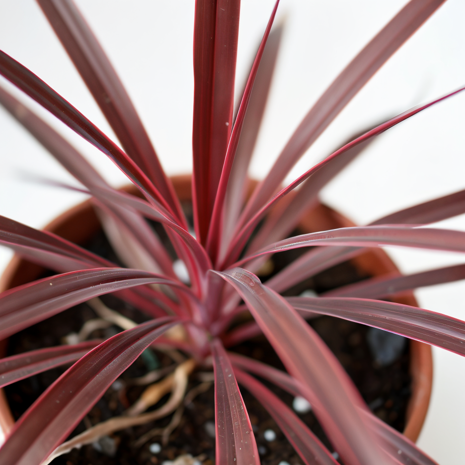 Cordyline australis 'Red Star', fogliame rosso porpora slanciato per un design moderno