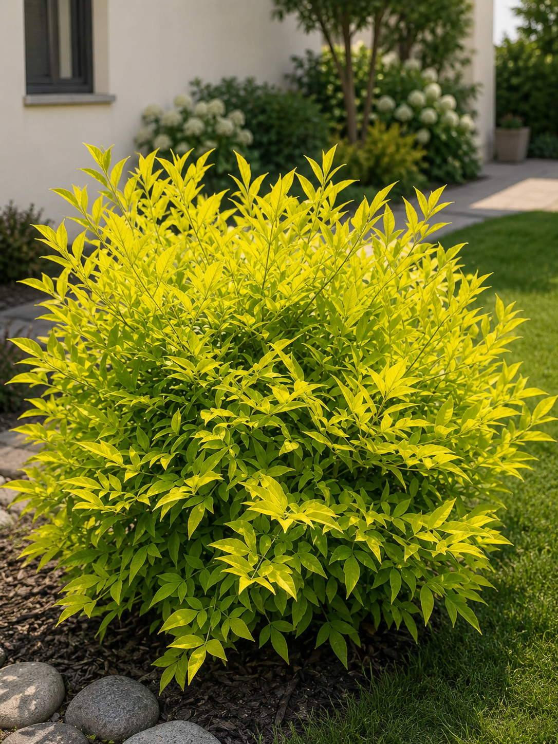 Nandina domestica 'Lemon-Lime'