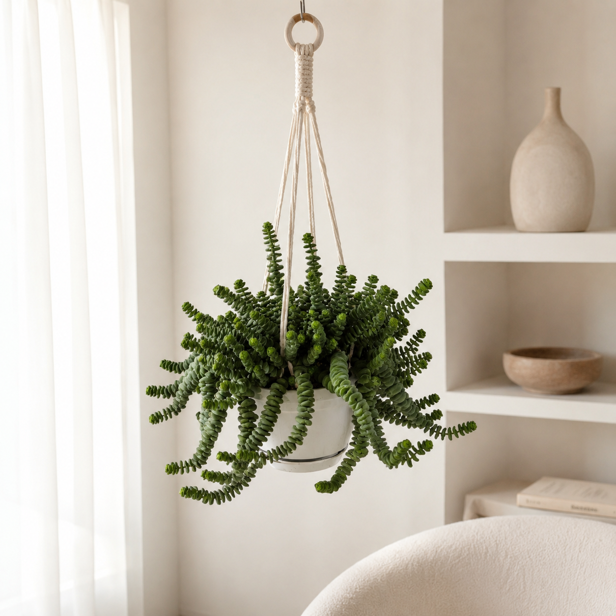 Crassula marnieriana 'Hottentot' ambientata ed elegante