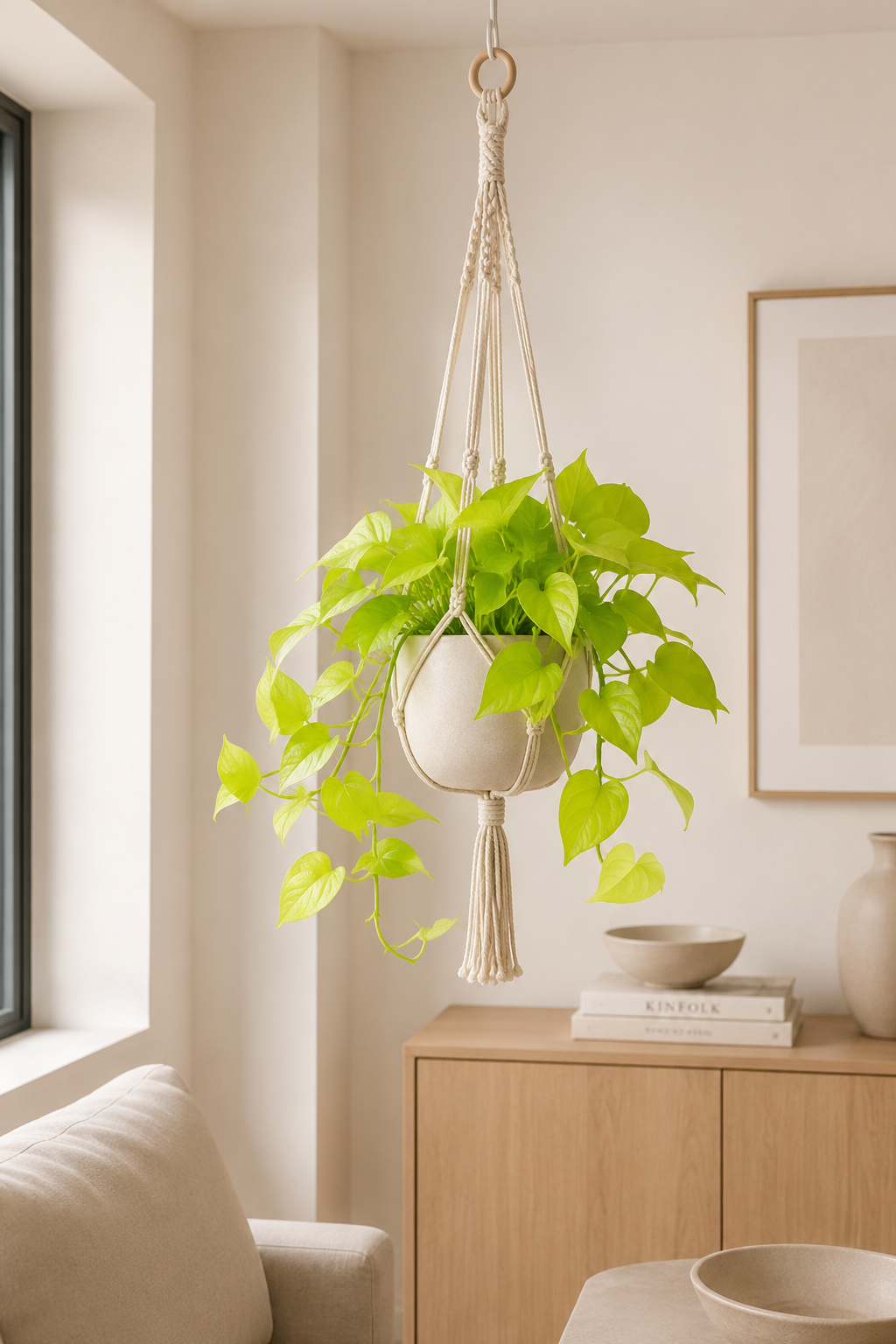 Epipremnum pinnatum 'Golden photos' in sala