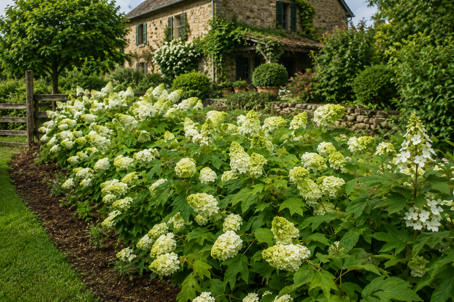 Hydrangea Harmony in fioritura