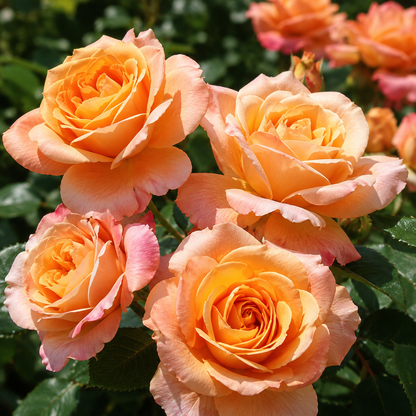Rosa ‘Villa Cotta’ dai toni albicocca e pesca.
