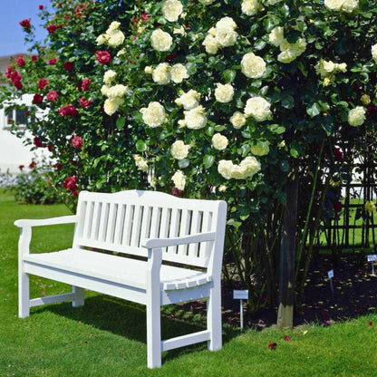 Rosa Schneewalzer con grandi fiori bianchi rampicanti