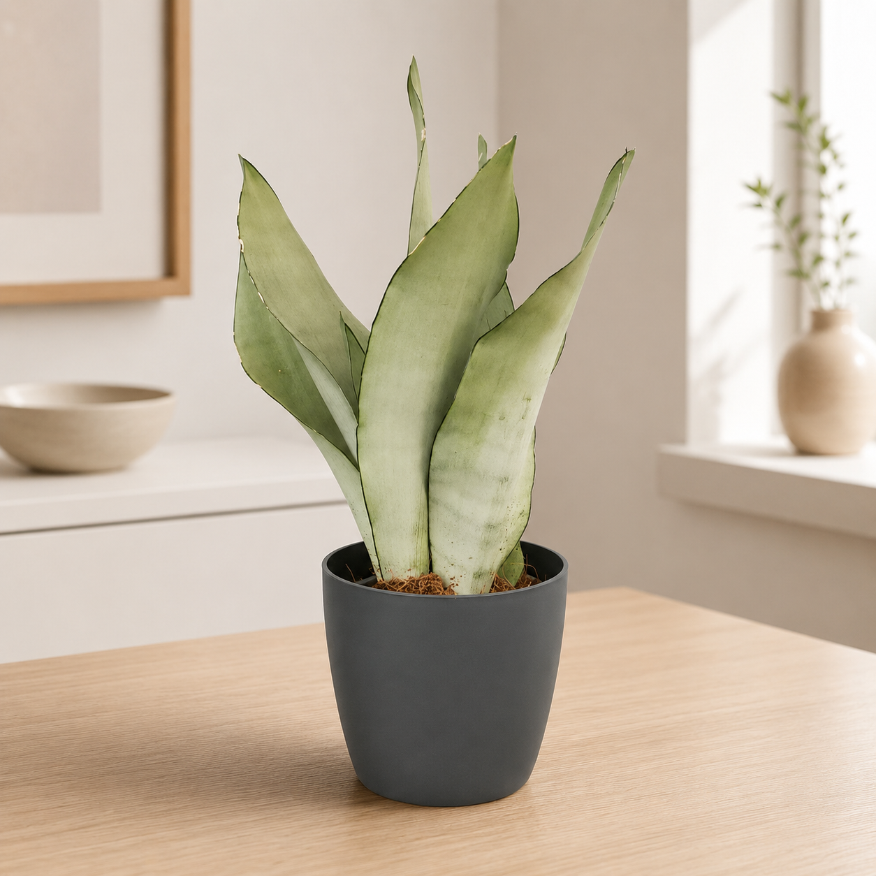 Sansevieria Moonshine in ambiente moderno