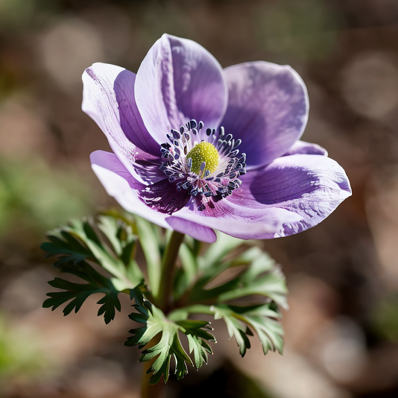 Anemone blanda Praecox fioritura primaverile tappezzante