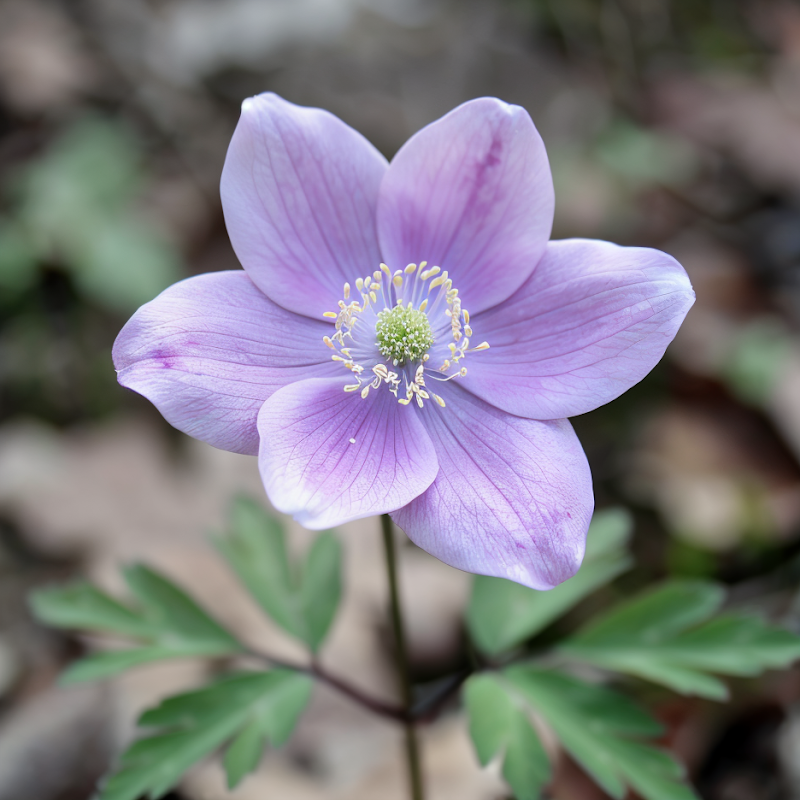 Anemone hybrida 'Pamina' con fiori rosa intenso e fogliame verde scuro in un giardino autunnale.