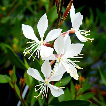 Gaura lindheimeri White Dove in piena fioritura, un'immagine iconica di leggerezza nel giardino.