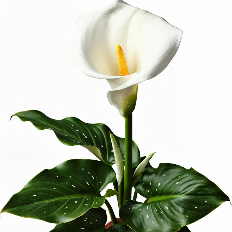 Calla (zantedeschia) - Avalanche in fiore in un laghetto ornamentale